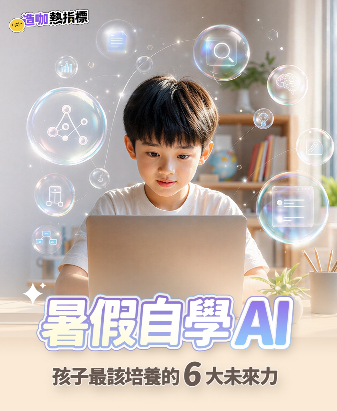 暑假自學 AI 孩子最該培養的 6 大未來力
