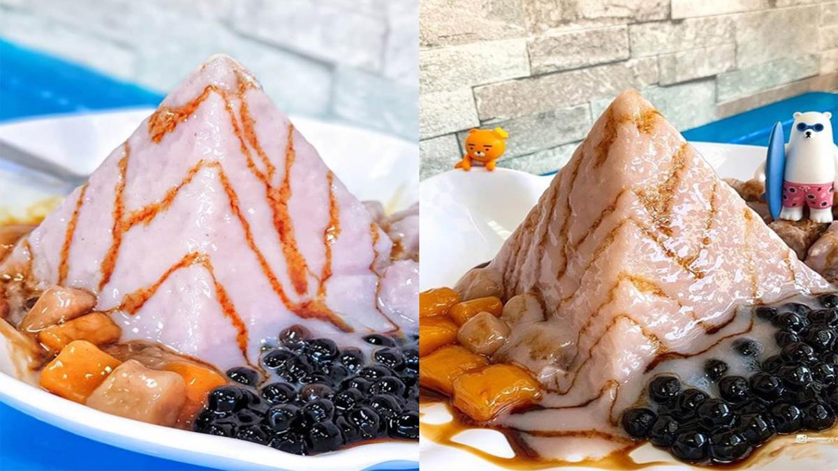 芋泥控快舉手！桃園流漿級「芋泥金字塔」，每一口都能吃到鬆軟芋頭塊豪開勳♥