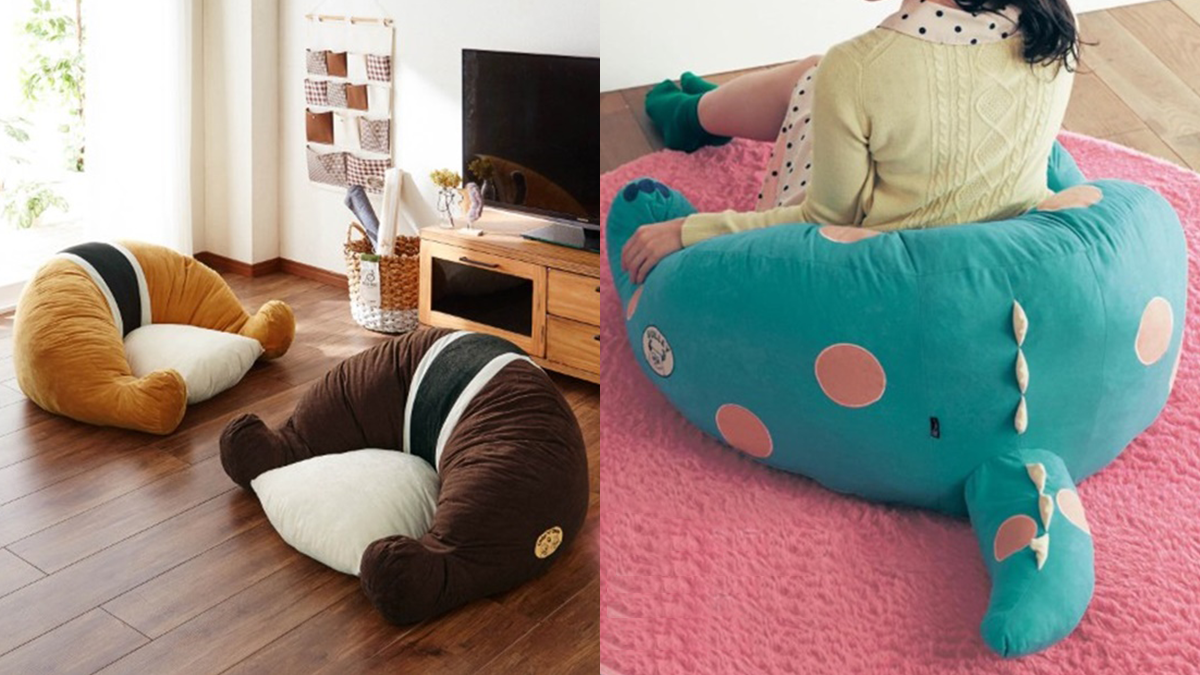 毛怪屁屁請借我躺一下♡迪士尼最新「睡袋&懶骨頭」系列萌度破表，好想把所有角色綁架回家啊～