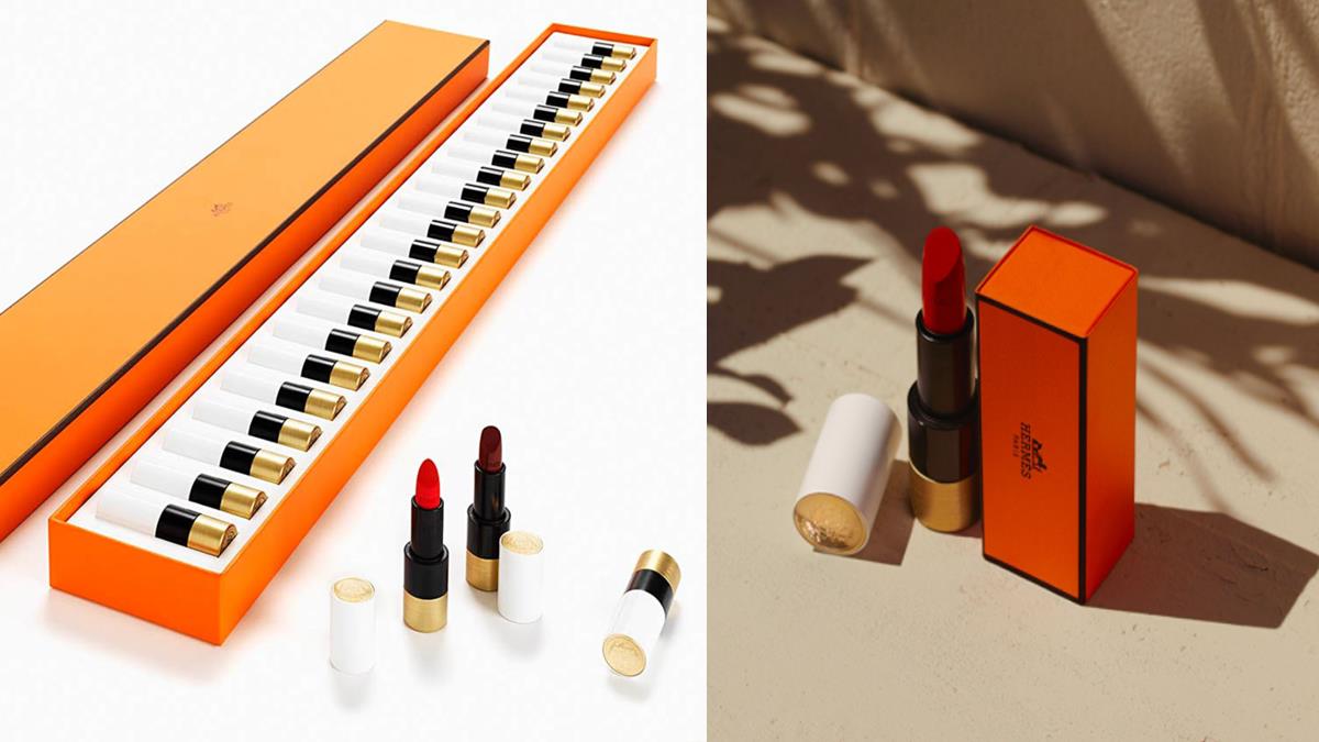 完全是上流名媛氣場！愛馬仕限量奢華「24色鋼琴唇膏禮盒」，經典色號一次收齊超療癒！