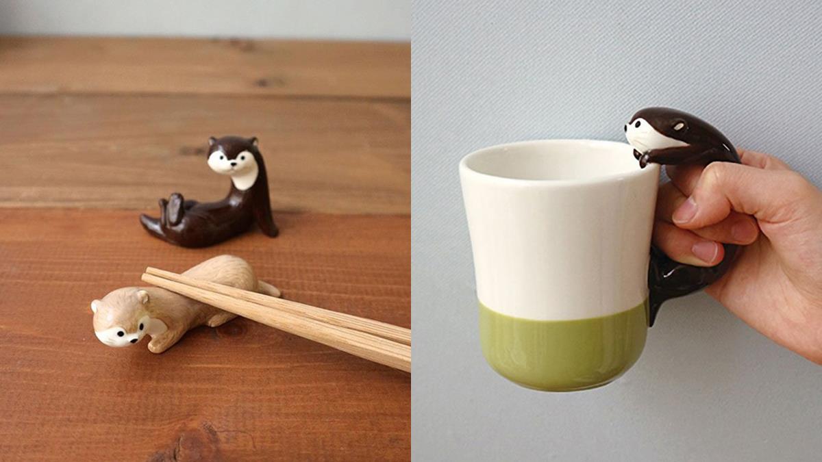 你媽媽知道你這麼可愛很犯規嗎！KAWAUSO CAFE「水獺雜貨組」超療癒，躲在巧克力裡泡澡直接融化人心！