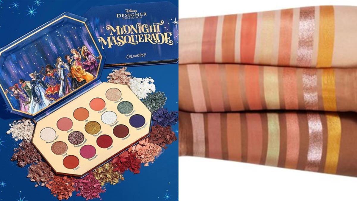 從唇釉到打亮通通有！「迪士尼公主聯名彩妝」月底前再燒一波，16色眼影盤美到想收藏♡