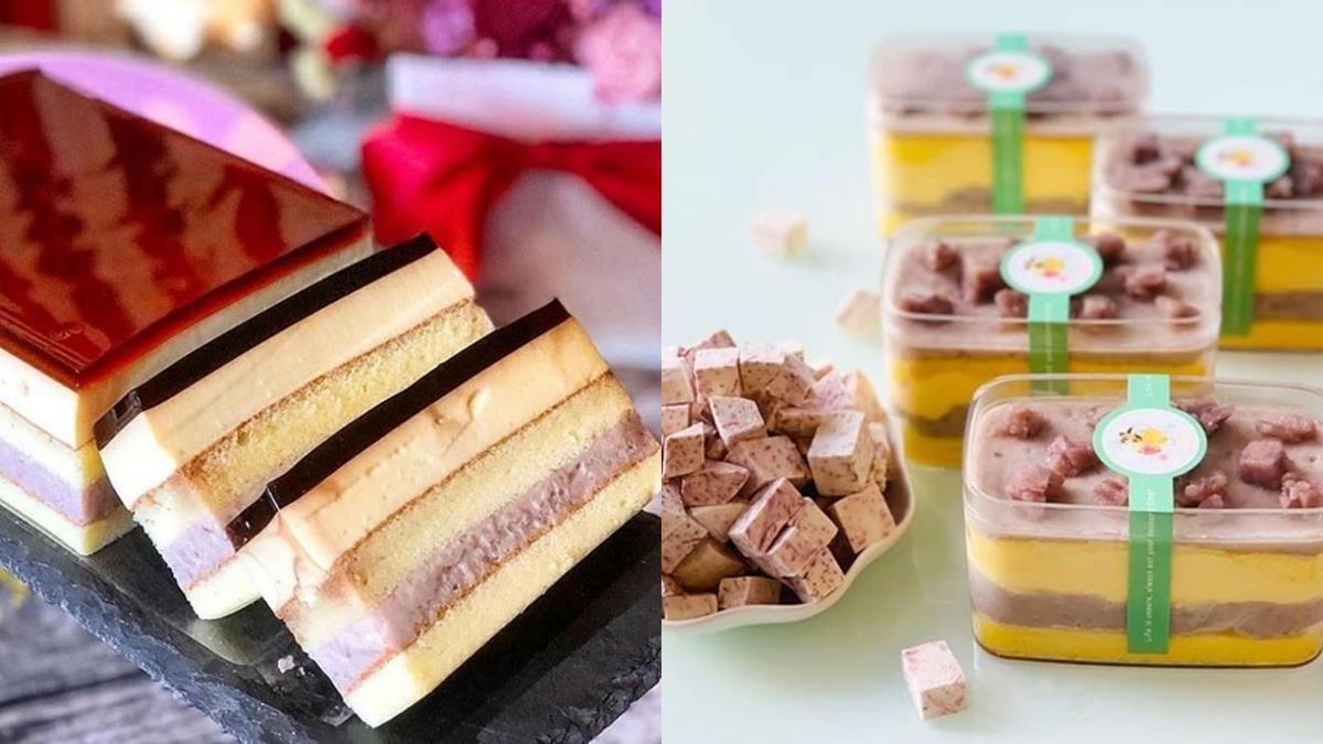 芋泥滿出來了！3款「超美又有層次的宅配美食」，繽紛馬卡龍超好拍！芋頭控&草莓控都好幸福！