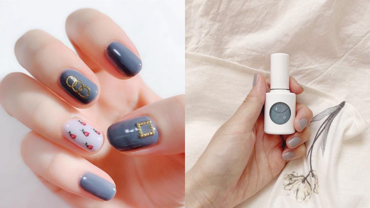 指尖也要嬌嫩可愛！5款「灰藍色」指甲油推薦，雙手肌膚顯得白嫩透亮，擦完氣質瞬間爆棚！