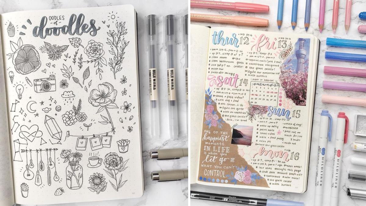 那些年讓人懷念的筆記時光！地表最強「手繪筆記藝術家」，看一眼阿雜的心都被徹底療癒拯救了啊～