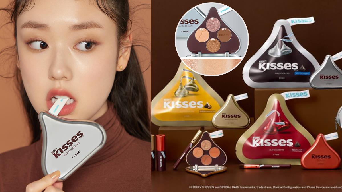 巧克力控心動中！Etude x Hershey's水滴巧克力再次聯名，全新「幕斯唇釉」打造剛融化般的緞光美唇～