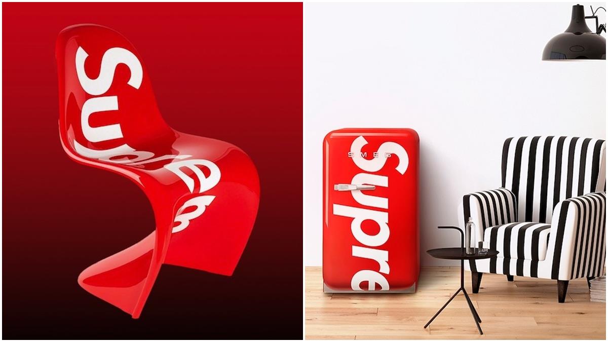 連家具都有LOGO才夠潮！Supreme最新家居聯名：迷你冰箱、經典座椅連售價都超囂張！