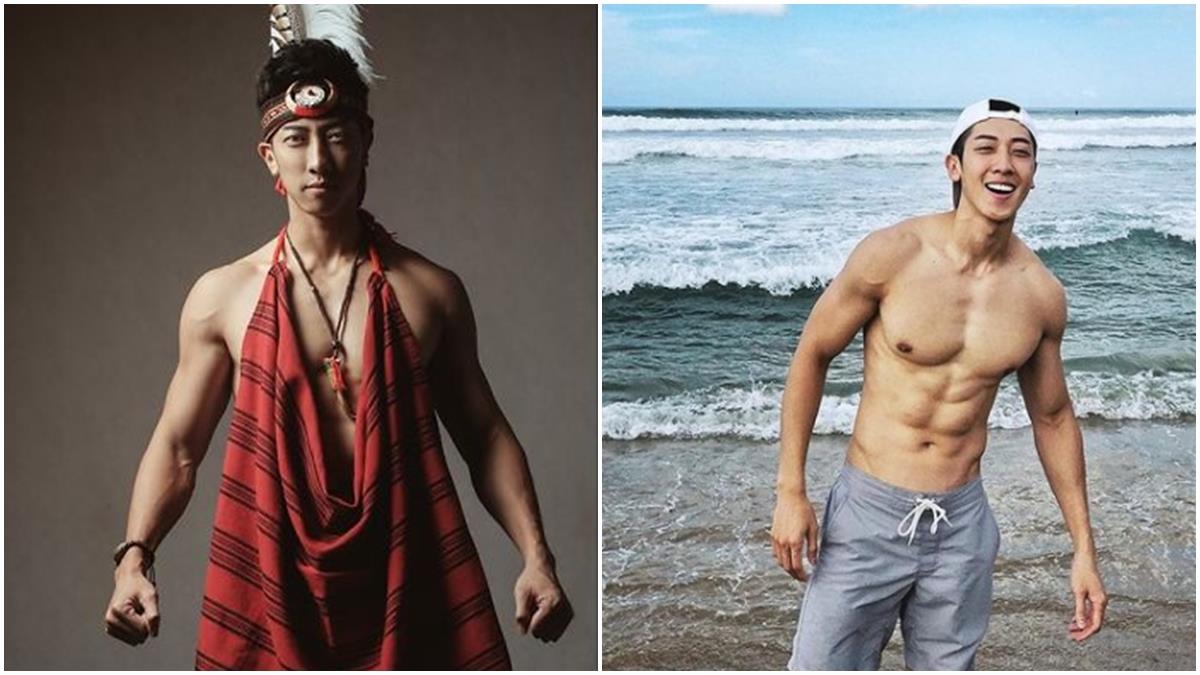 台灣之光超級天菜！「全球先生選美」台灣代表穿傳統服飾被讚爆，私下陽光笑容、爆棚炸肌超魅力！