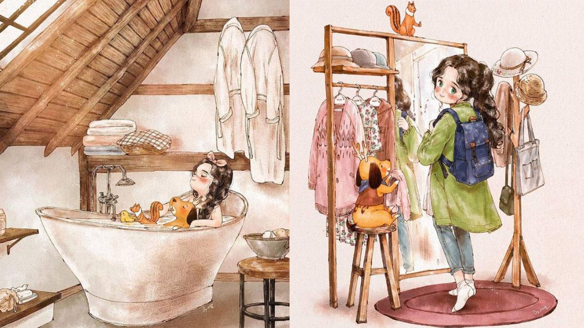 沙發抱枕本來就比男人還好抱啊！8件令情侶羨慕忌妒恨「單身女孩唯美生活日常」，放假日就是發懶日啊～