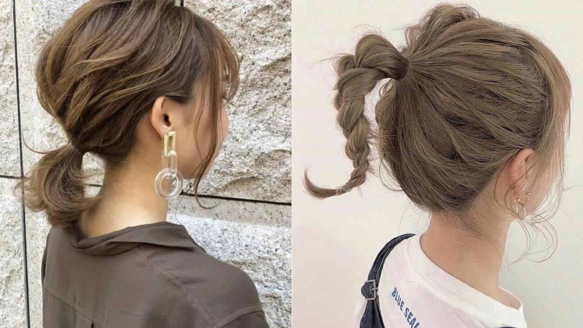短髮綁出滿滿仙氣感！超簡單4步驟韓系馬尾教學，完全不怕髮尾鬚鬚亂糟糟