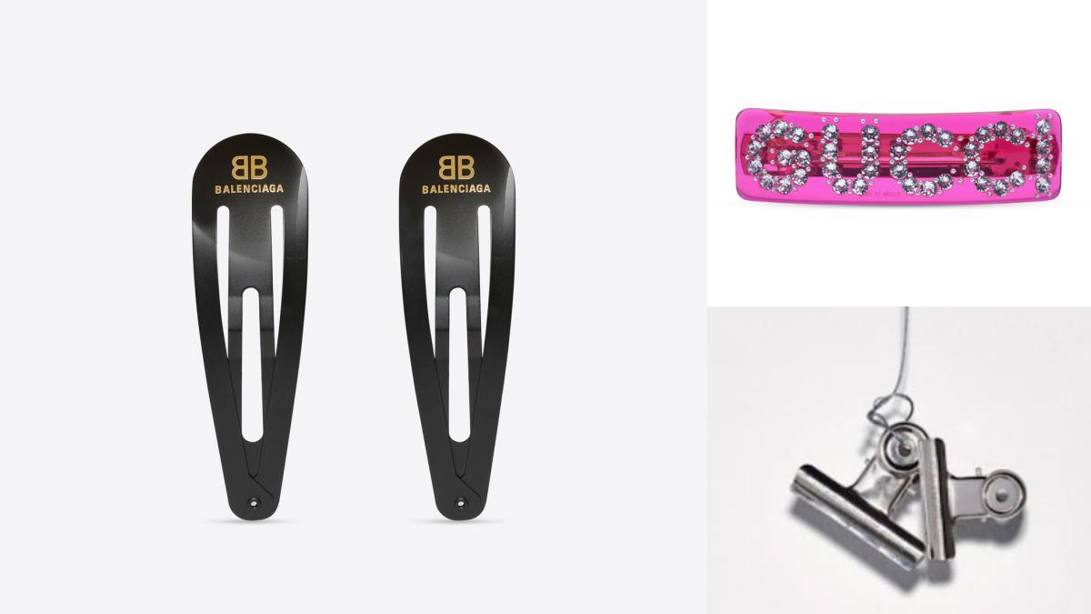 3款學生時期就擁有過的專櫃單品？！巴黎世家「超簡約黑色髮夾」偶的頭上就有，GUCCI髮夾好像也可以自己做？