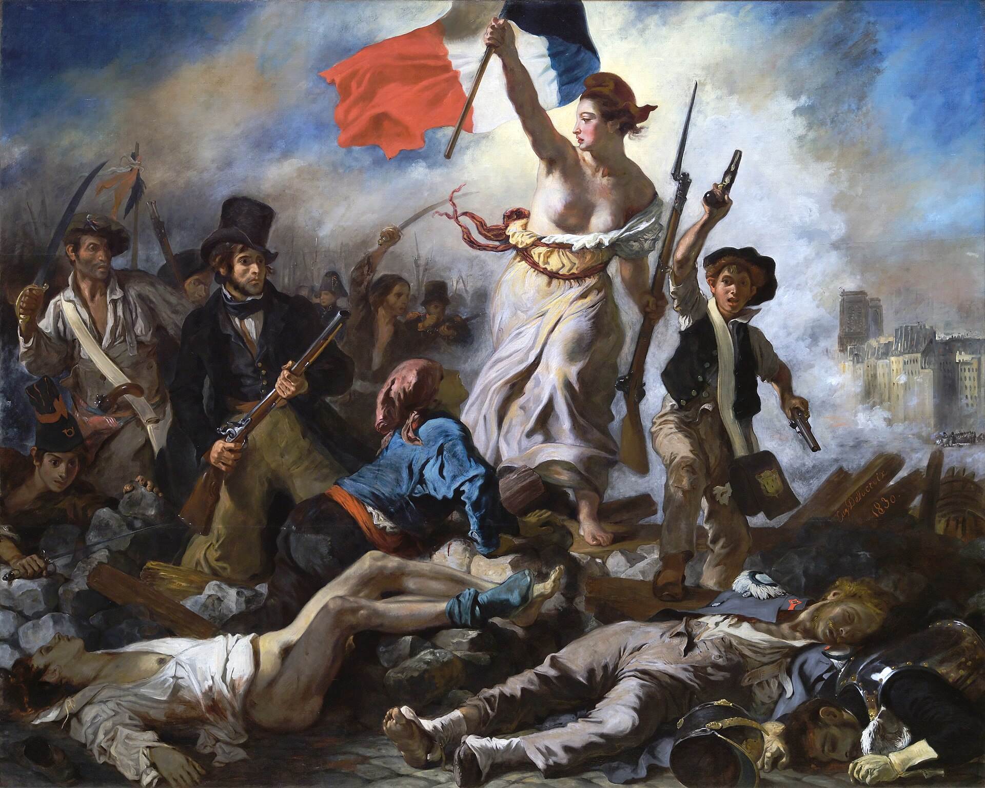 La_Liberté_guidant_le_peuple_-_Eugène_Delacroix_-_Musée_du_Louvre_Peintures_RF_129_-_après_restauration_2024