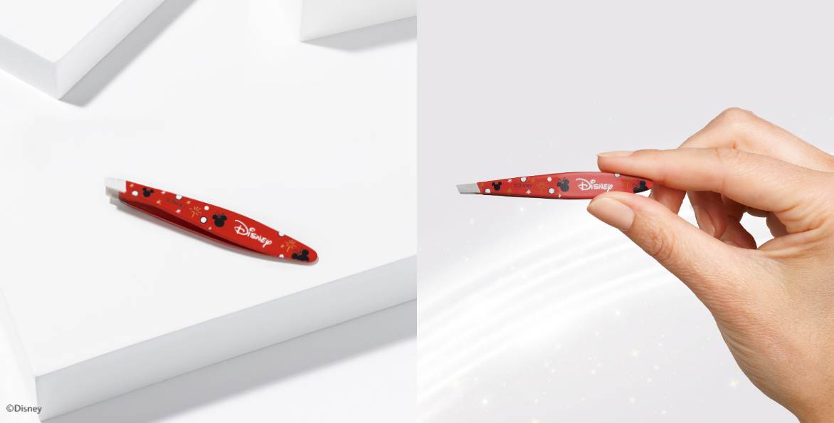 NT.1000元以下聖誕節交換禮物推薦:Tweezerman Disney系列超萌米奇迷你斜口鑷 NT$650