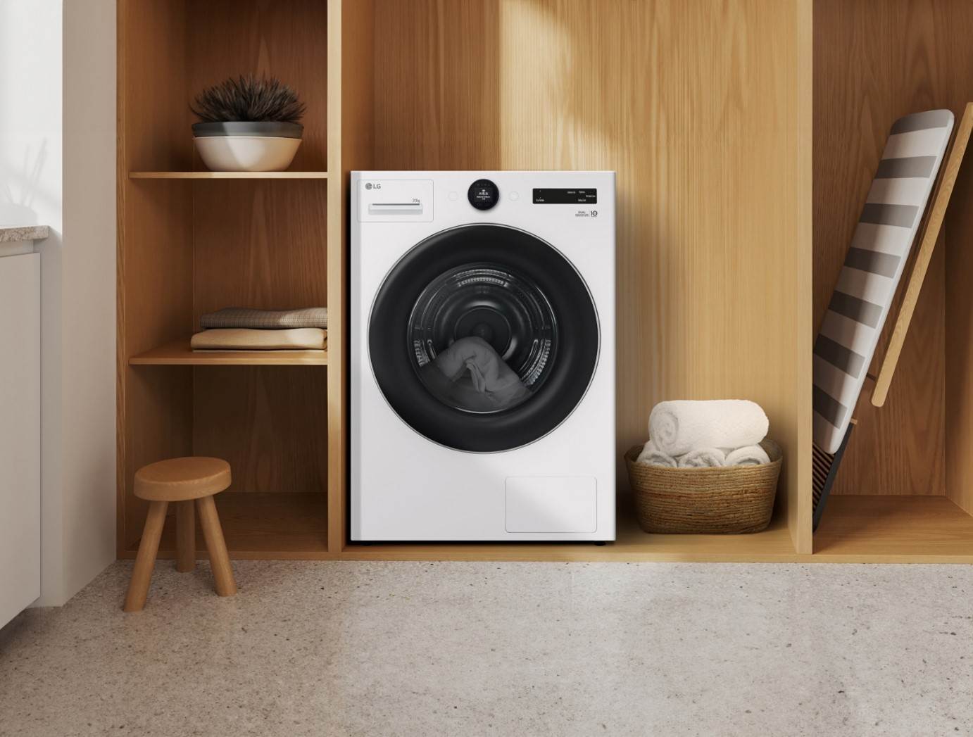 【新聞圖片1】LG AI免曬衣乾衣機以「護衣、安全、省電、乾淨」的核心優勢,打破乾衣四大迷思