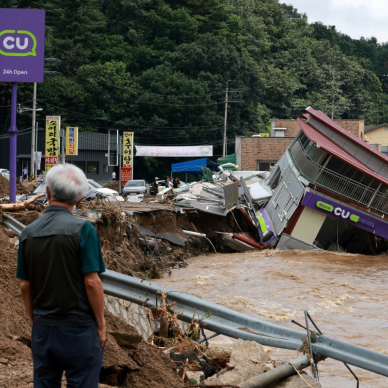 南韓暴雨災情慘重！連5日「怪物暴雨」已釀18死9失蹤、逾萬人撤離