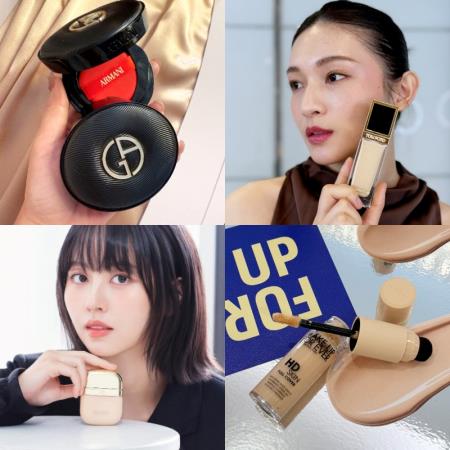 扛得住濕熱的底妝神器！亞曼尼奢光氣墊、DG藍莓精萃粉露，這款韓星也入坑