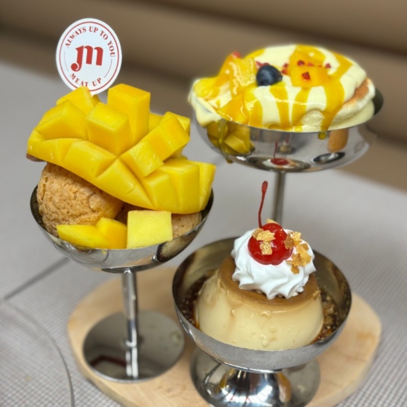 Threads超夯美食！「Meat Up 覓晌」插旗中山推浮誇芒果，「desert LAND」沾醬系甜點