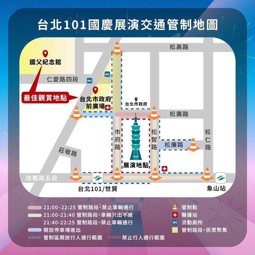 展演交通管制路線