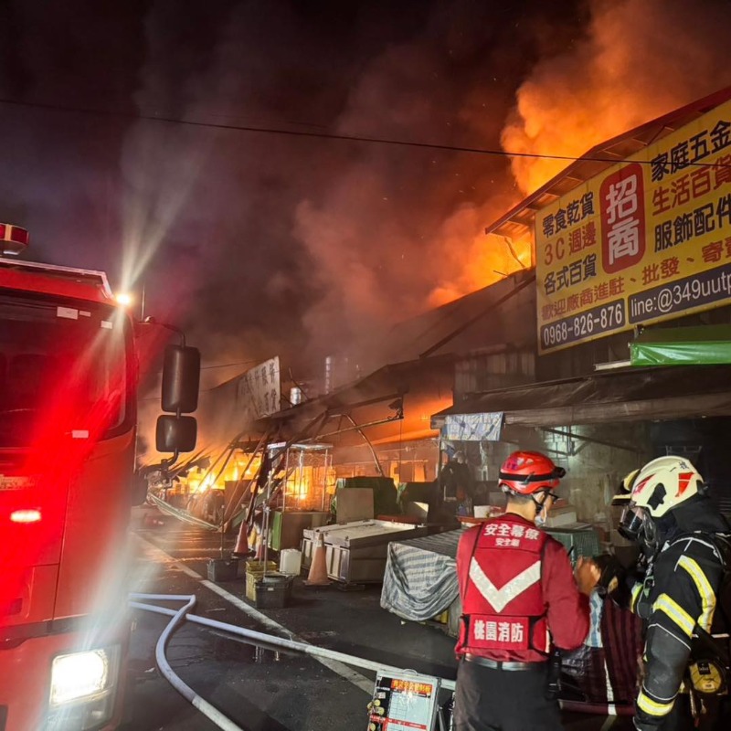 桃園南門市場惡火！「燒掉三分之二區域」攤商痛哭：年關怎麼過