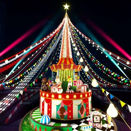 2025新北歡樂耶誕城「11/14點燈」!LINE FRIENDS聯名燈區、交通管制懶人包一次看