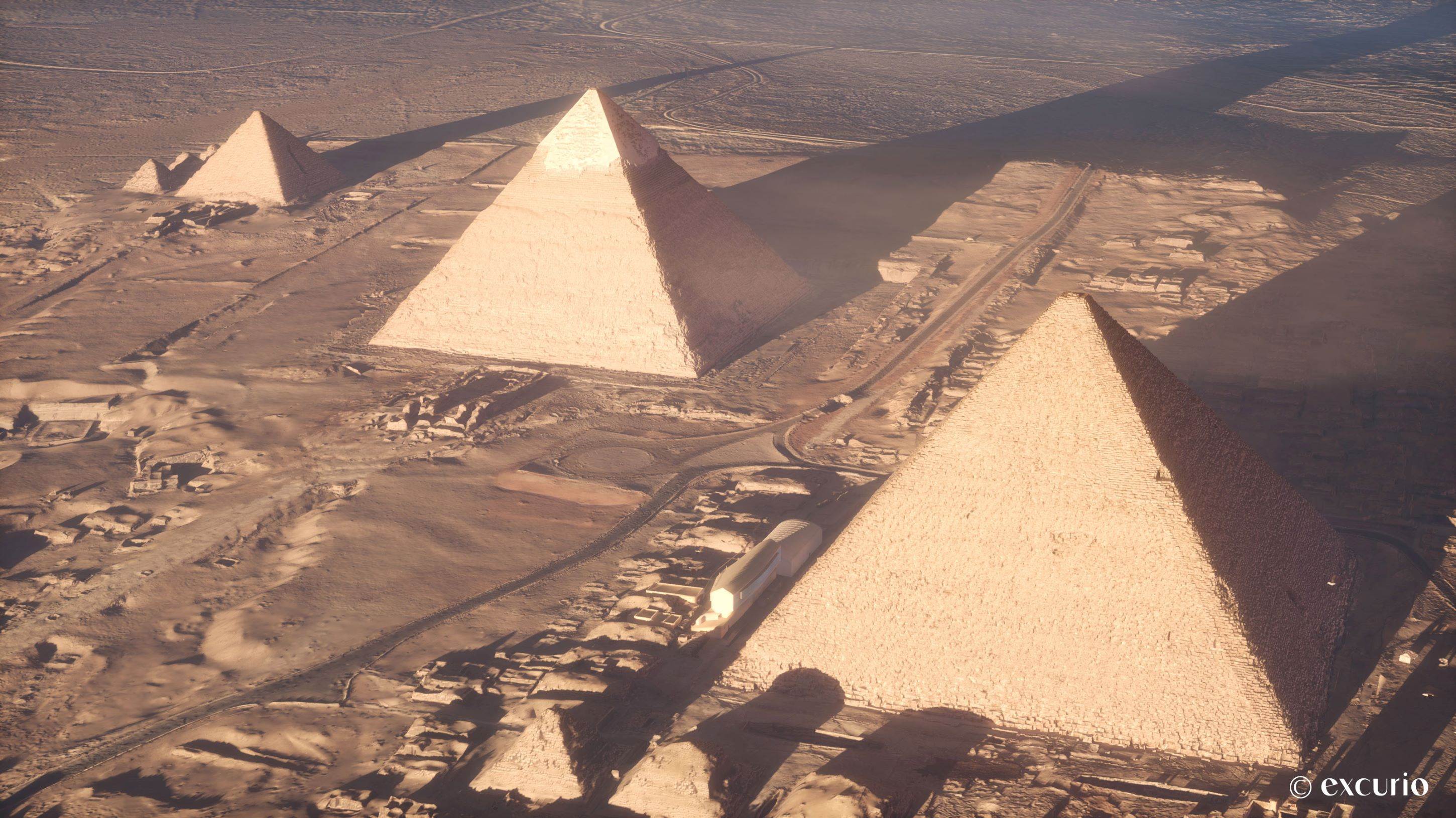 8-奇美博物館VR體驗《消失的法老》以古夫金字塔為場景，由哈佛專家團隊精準重現金字塔_