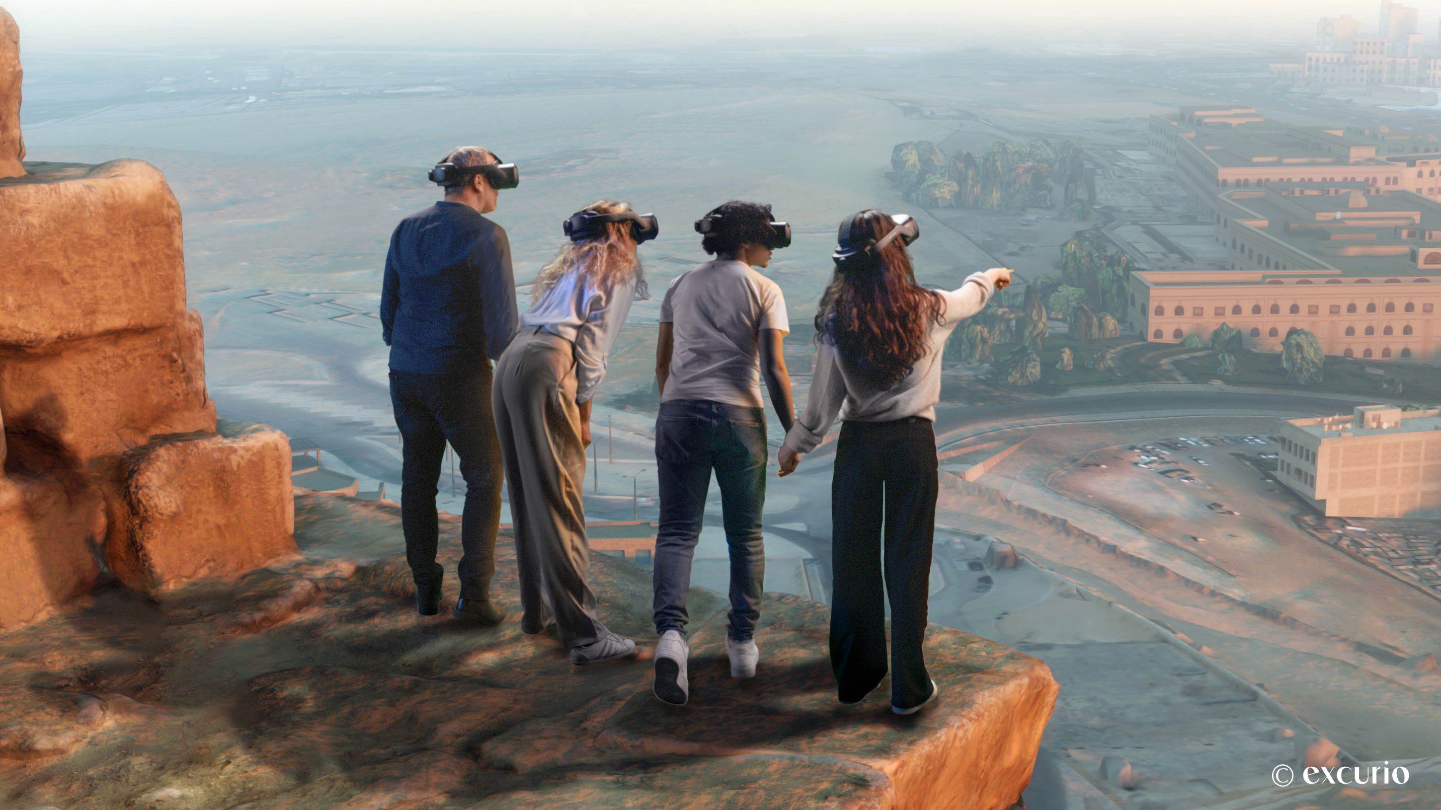 3-奇美博物館VR體驗《消失的法老》，只要戴上VR裝置就能穿越4500年、親臨古埃及世界。圖_