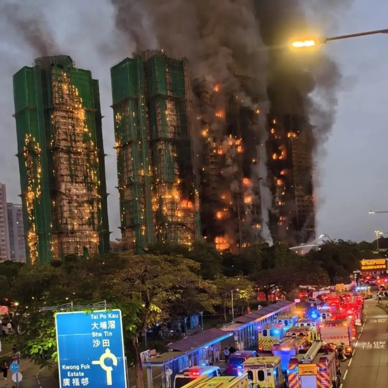 香港宏福苑大火！5級火災警報未響也無人通知！居民曝「1致命關鍵」逃生受阻