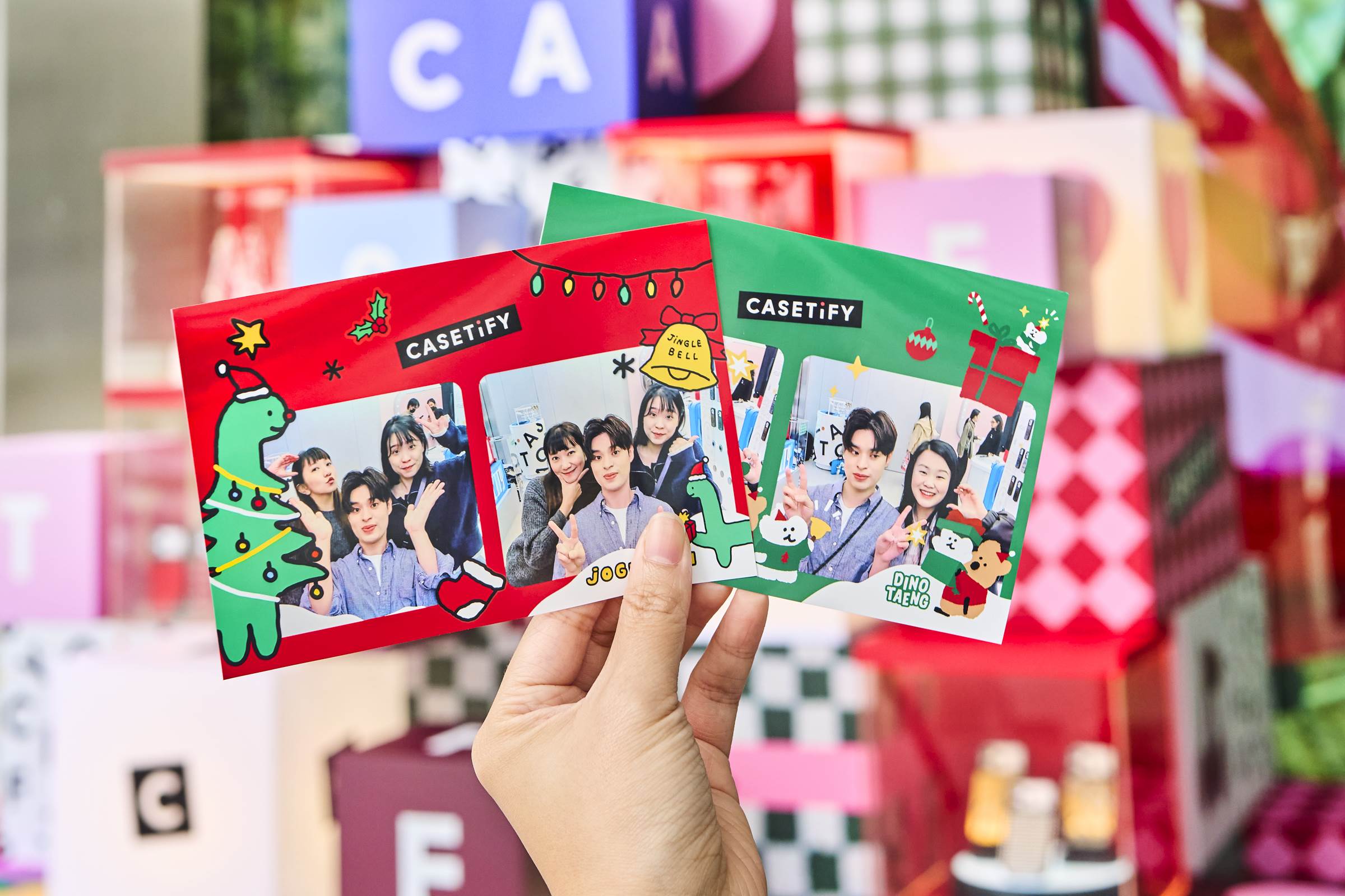 CASETiFY 找來人氣藝術家 Dinotaeng、JOGUMAN 特別設計限定聖誕拍貼，凡於活動期間完成指定任務即可免費體驗乙次 (1)