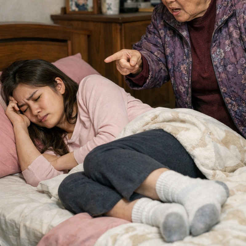 天冷可穿襪子睡覺？阿媽告誡「要死的人才這樣」，專家示警3類人別試