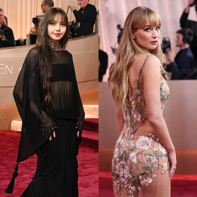 2026 金球獎紅毯最辣是她！小珍妮佛「全透視裝」挑戰極限，Lisa 黑紗神祕亮相辣翻全場