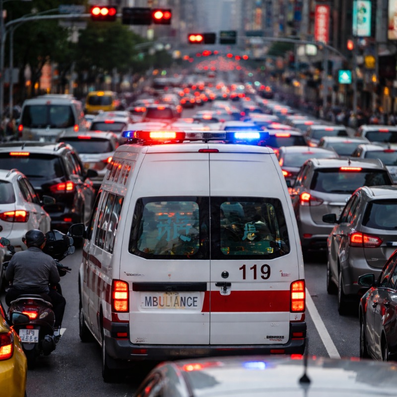 救護車卡「科技執法路口」4分鐘沒人讓！一堆苦主揭原因：罰單還不是最慘