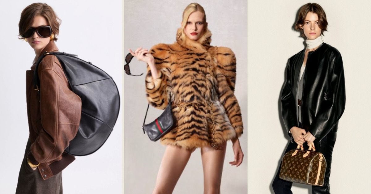 首圖：Saint Laurent, Louis Vuitton, Gucci