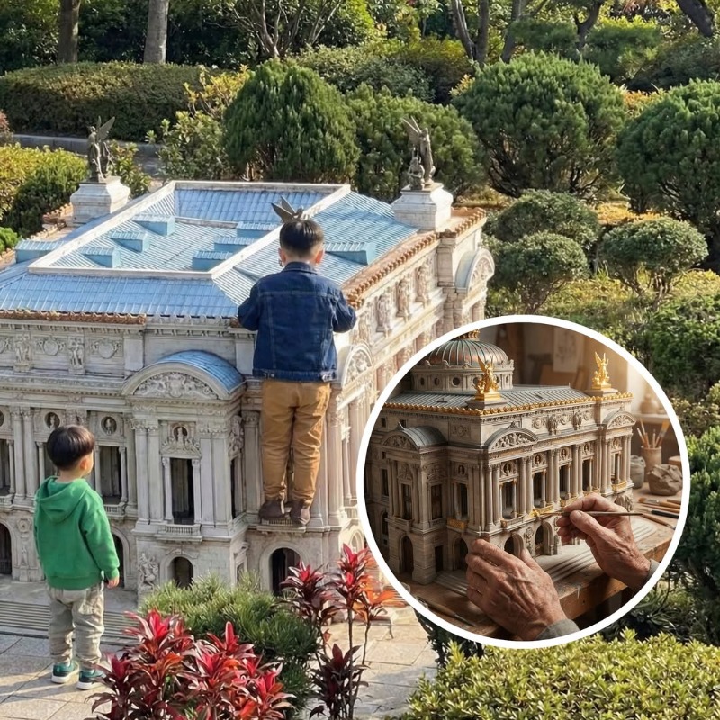 小人國免費入園爆亂象！孩童「闖模型區踩踏、拆屋」園方心疼發聲