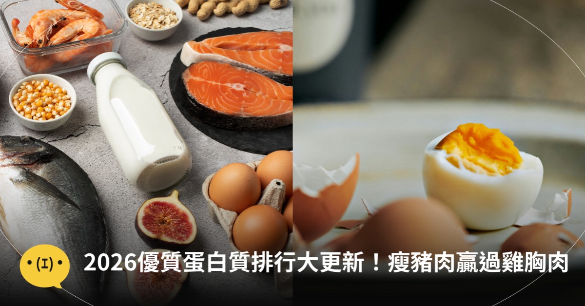 2026優質蛋白質排行榜，圖片來源：freepik、unsplash