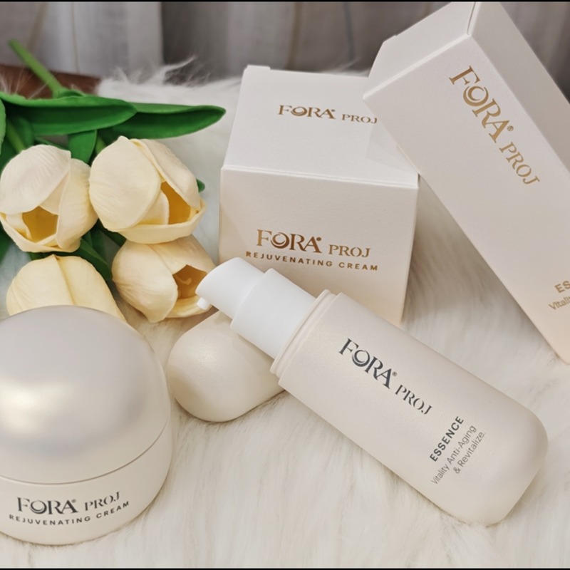 開箱FORA PROJ丰潤撫紋精華液&逆齡新生緊緻乳霜