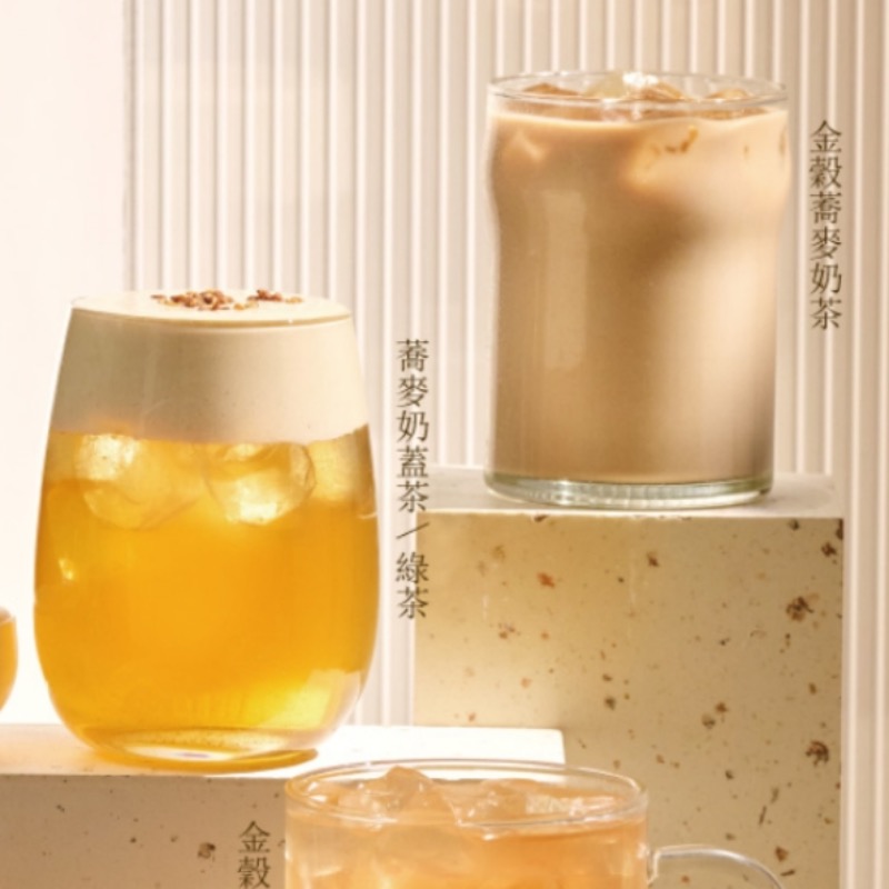 手搖飲品新口味！一沐日「牡丹花」茶飲、功夫茶「蕎麥奶蓋」