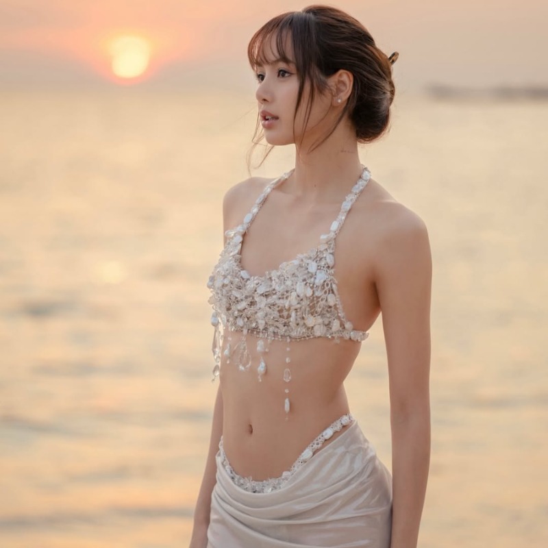 Lisa太辣了！性感泳裝照連發！20吋螞蟻腰維持法公開