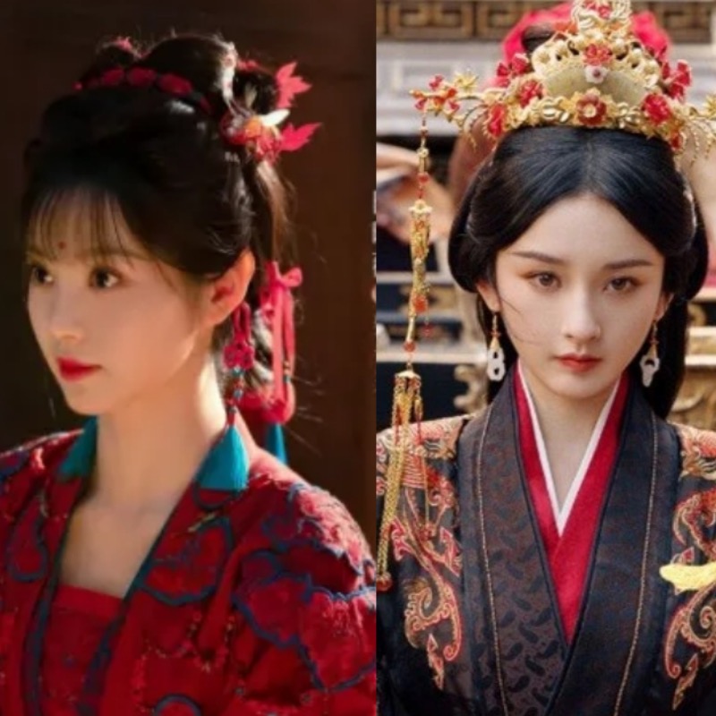 7位女星陸劇大婚造型：田曦薇《逐玉》簡約美、宋祖兒《折腰》黑紅婚服氣場全開