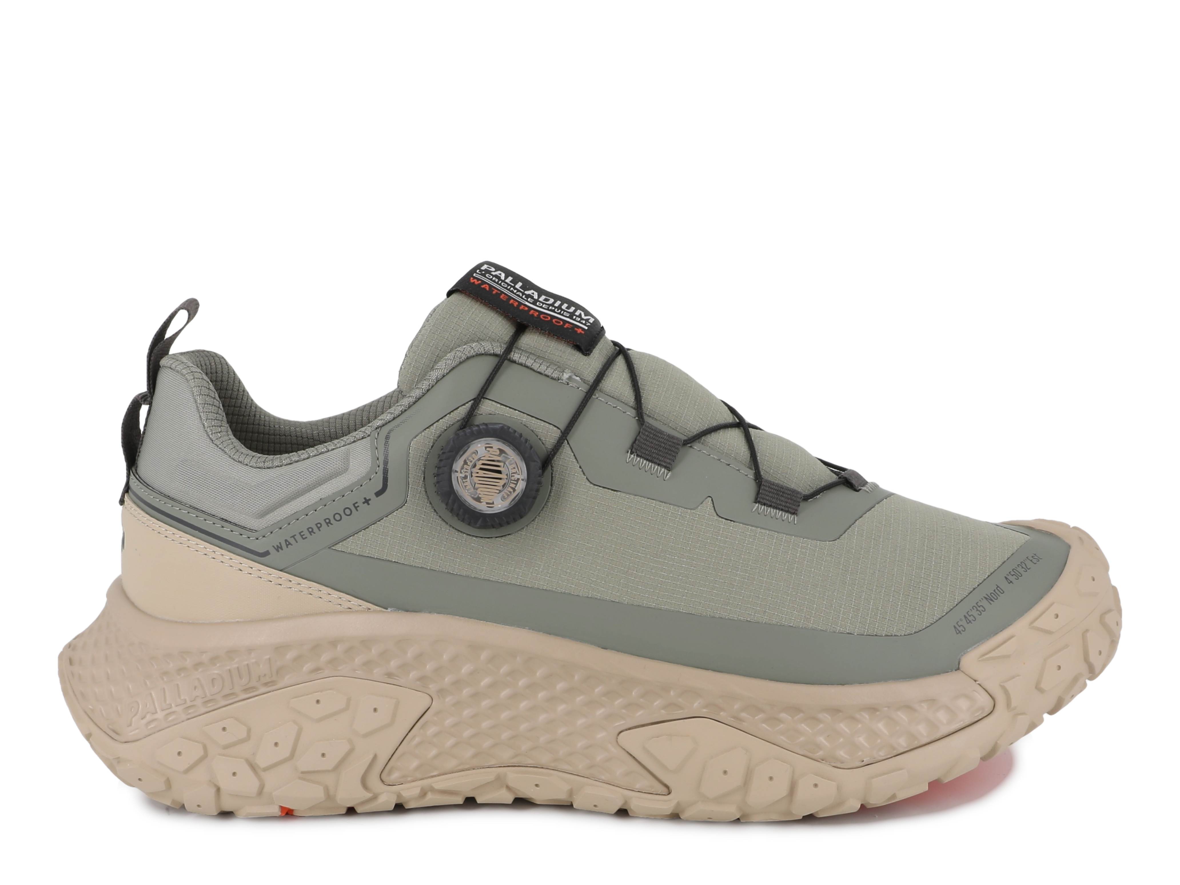 OFF_BOUND DISC WP+旋鈕快速鞋帶系統防水波浪鞋_軍事綠01