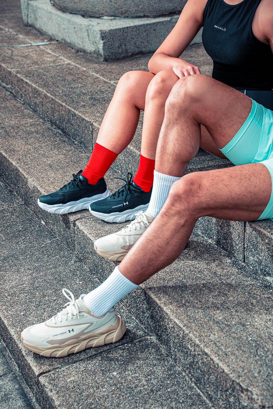 「HALO RUNNER SE慢跑鞋」兼具時尚外型與科技性能設計。