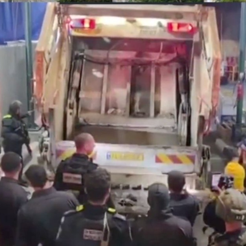 為找工作，80名偷渡客「人肉疊羅漢」，跟垃圾一起塞垃圾車壓縮艙闖關