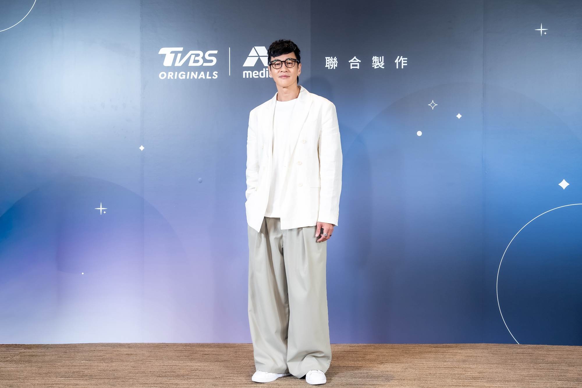 何潤東很開心再度與TVBS合作。圖／TVBS