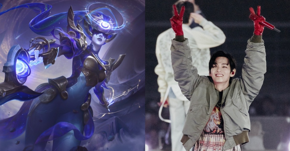 BTS V私下也愛打電動。圖片提供：IG@thv、leagueoflegends