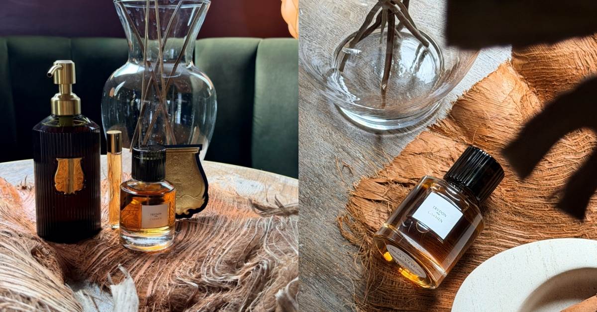 小眾香氛推薦：TRUDON CARMEN卡門香精，15ml NT.1,980/100ml NT.8,980、卡門奢香潔膚液 350ml NT.4,680
圖片來源：造咖編輯Vicky拍攝