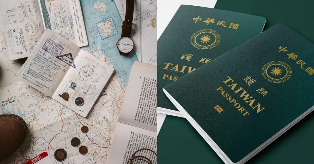 台灣護照擁有135國免簽，仍在前段班。圖片來源：pexels、外交部官網