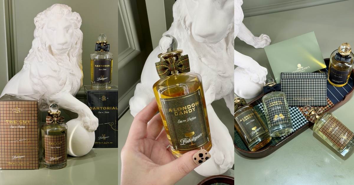 香氛推薦：PENHALIGON'S潘海利根紳士系列，薩維爾剪影淡香精/賽道傳奇淡香精/浮華爵士淡香精 NT.7,980、裁縫師淡香水&nbsp; NT.6,200
圖片來源：造咖編輯Vicky拍攝