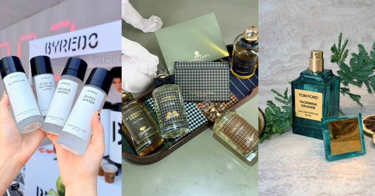 潘海利根紳士系列、BYREDO身體噴霧、TOM FORD橙光陶爾米納