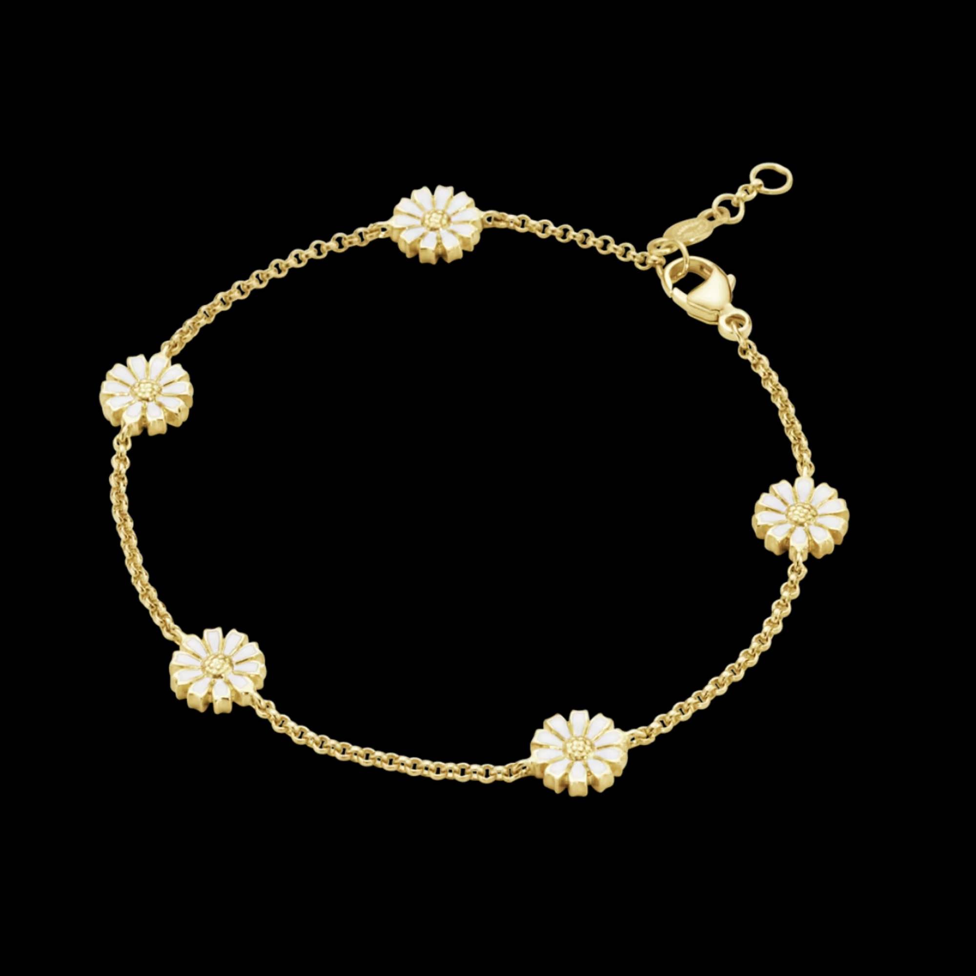 DAISY手鏈，NT$7,400
圖片來源：Georg Jensen