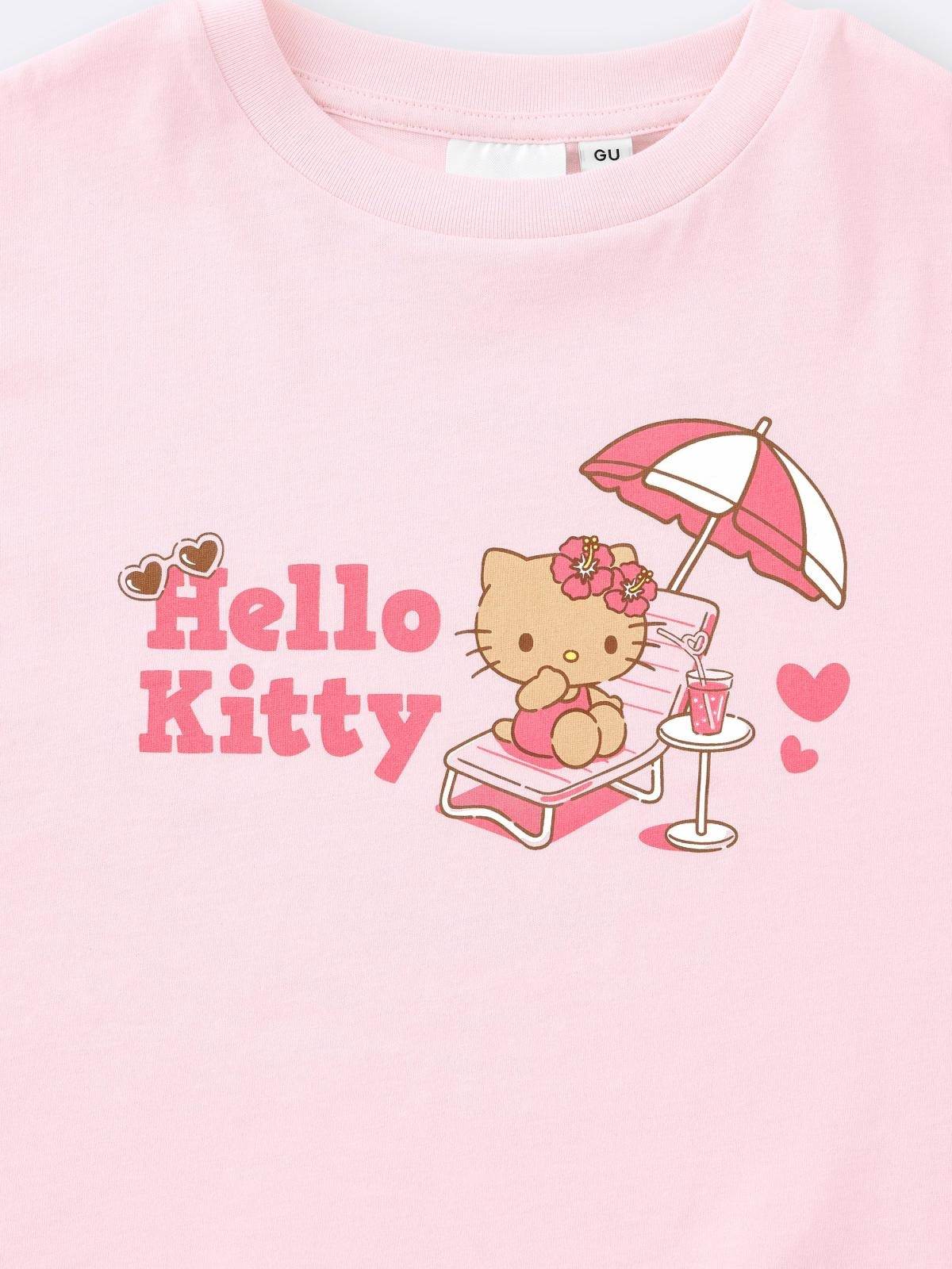 女童印花T恤Sanrio2，NT$290
圖片來源：GU