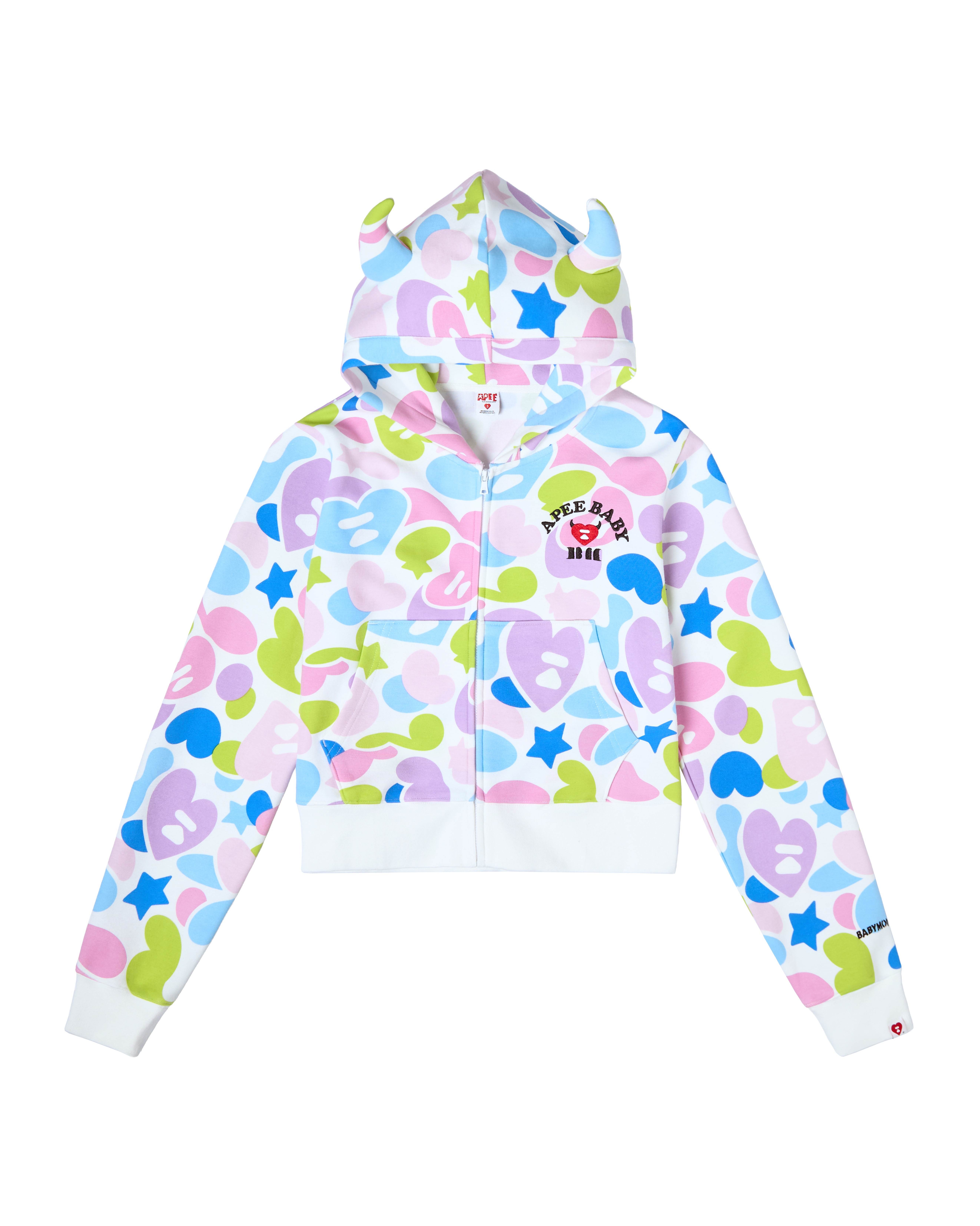 ABC Multi Camo拉鍊連帽衛衣
圖片來源：APEE